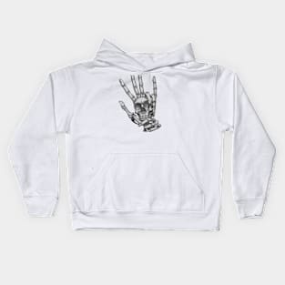 Skull Hand Kids Hoodie